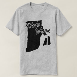 Estado Da Camisa De Forma Rhode Island