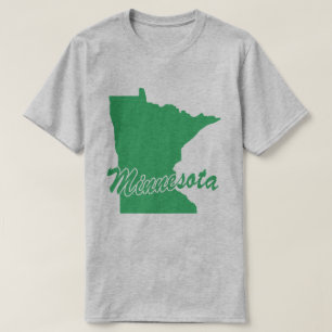Estado Da Camiseta Em Forma De Minnesota