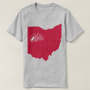 Estado Da Camiseta Em Forma De Ohio