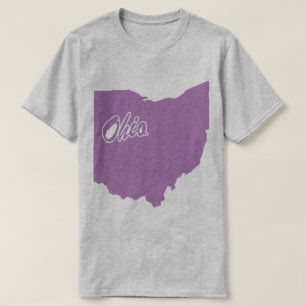 Estado Da Camiseta Em Forma De Ohio