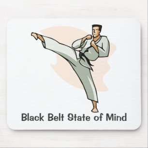 Estado de ânimo Mousepad do cinturão negro, esti