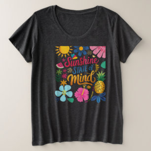 Estado de espírito mais tamanho T-Shirt