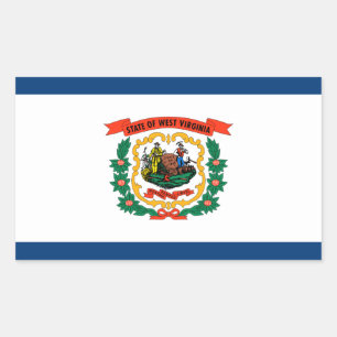 Estado de etiqueta oficial da bandeira de West