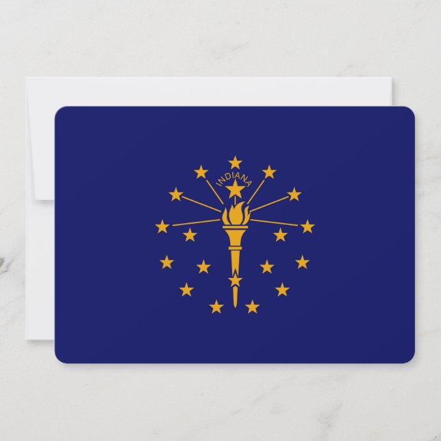 Estado de Indiana Flag Design (Frente)