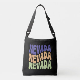 Estado de Nevada EUA Retro design Crossbody Bolsas