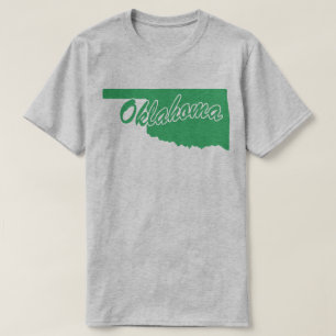 Estado De Oklahoma Shape T-shirt