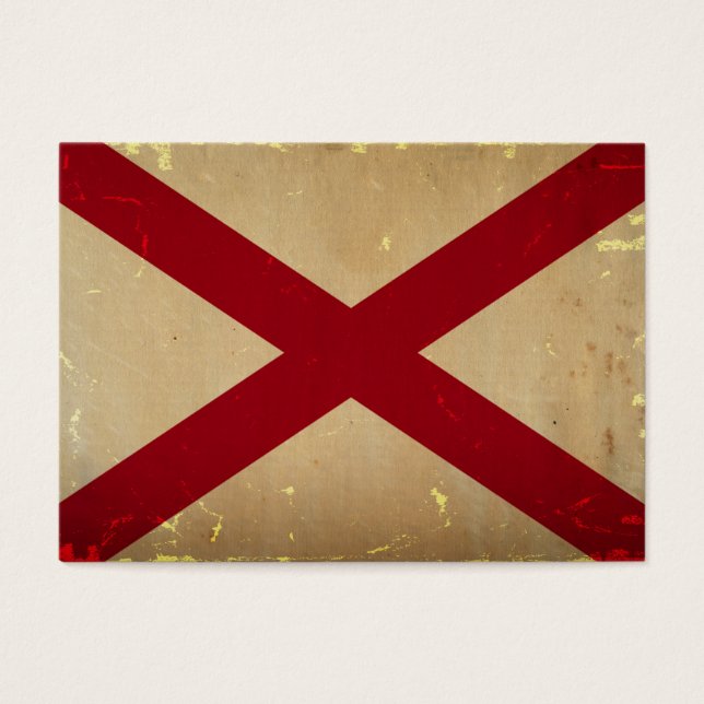Estado do Alabama Flag VINTAGE. (Frente)