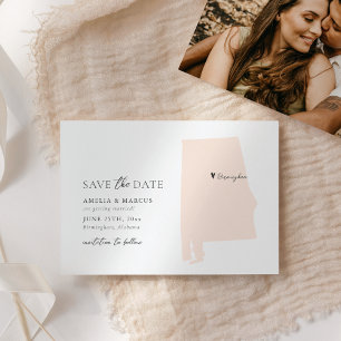 Estado do Alabama Salve o Cartão de Data