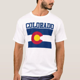 Estado do Colorado Flag T-Shirt