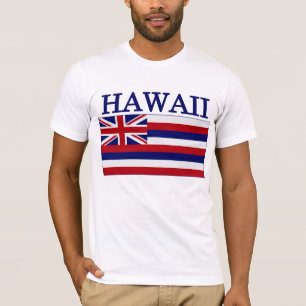 Estado do Havaí Flag American Roupa T-shirt