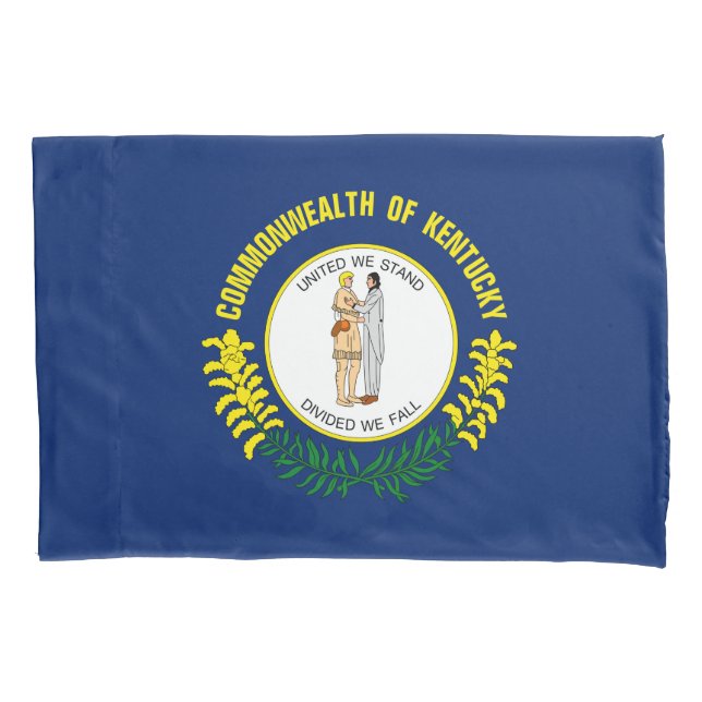 Estado do Kentucky Flag Impressão Patriotc (Frente)
