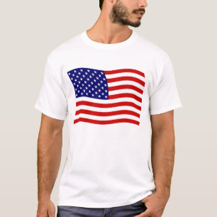 Estados Unidos da América Camisa da Bandeira EUA