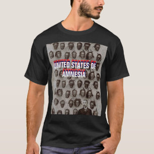 ESTADOS UNIDOS DA AMNESIA C  Camiseta Básica Escur