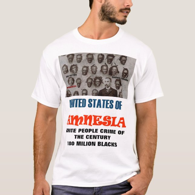 ESTADOS UNIDOS DA AMNÉSIA W T-Shirt Básico (Frente)