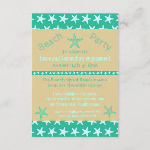 Estaleiro Teal Praia-3x5 Convite à Festa de noivad