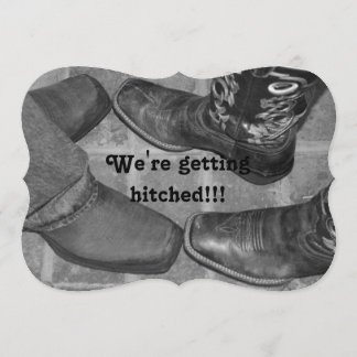 ESTAMOS A SER ATIRADOS!! CONVITE DE CASAMENTO