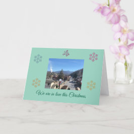 Estamos apaixonados, Namorada, cartão de Natal