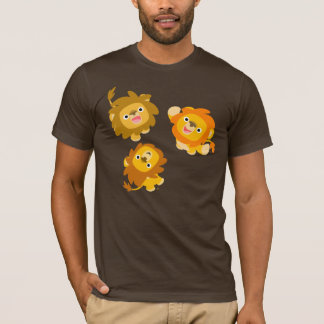 "Estamos aqui!" Bela Caricatura Leões T-shirt