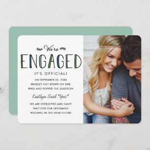 Estamos comprometidos   Anúncio de Noivado