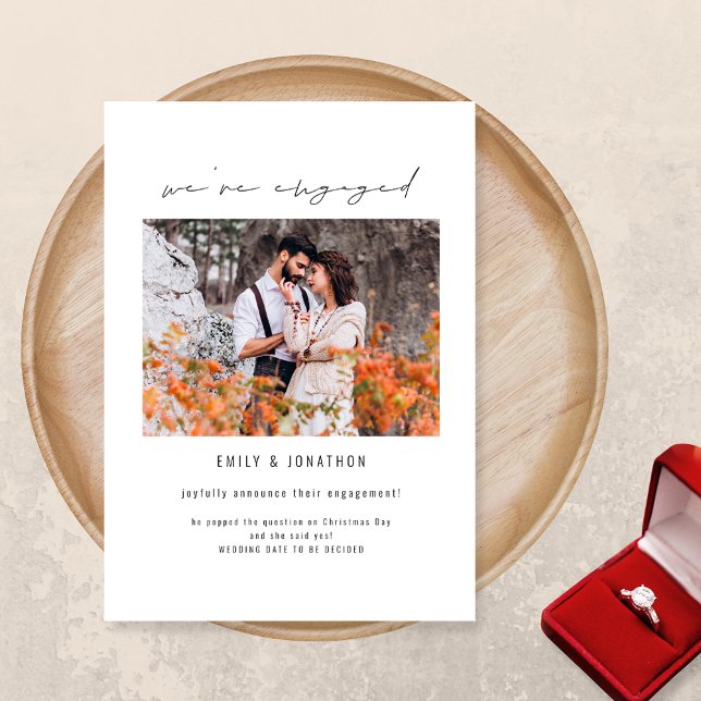 Estamos Envolvidos No Anúncio Do Noivado Fotográfi (Criador carregado)