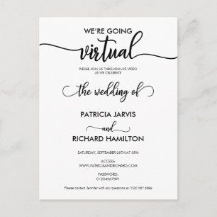 Estamos Indo para o Virtual Convite de Casamento O