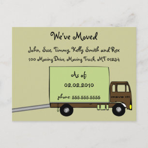 Estamos mudando cartões postais de lançamento