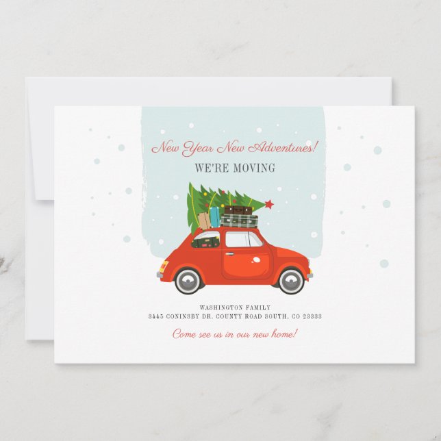 Estamos mudando o anúncio de novo endereço (Frente)