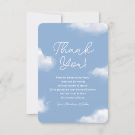 Estamos no Cartões de agradecimentos de Chá de fra