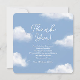 Estamos no Cartões de agradecimentos de Chá de fra