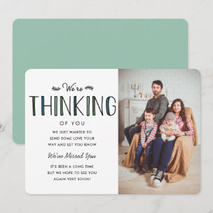 Estamos pensando em você