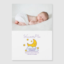 Estamos Sobre O Anúncio De Nascimento Da Foto Da L