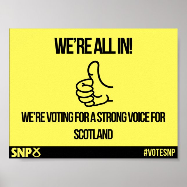 Estamos todos dentro - Poster SNP (Frente)