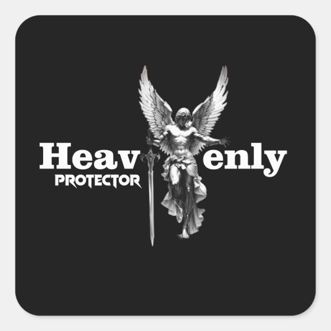 Estampa Anjo - Heavenly Protector - Adesivo (Frente)