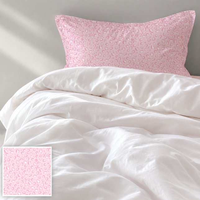 Estampa de leopardo em aquarela rosa suave (Cover Image)