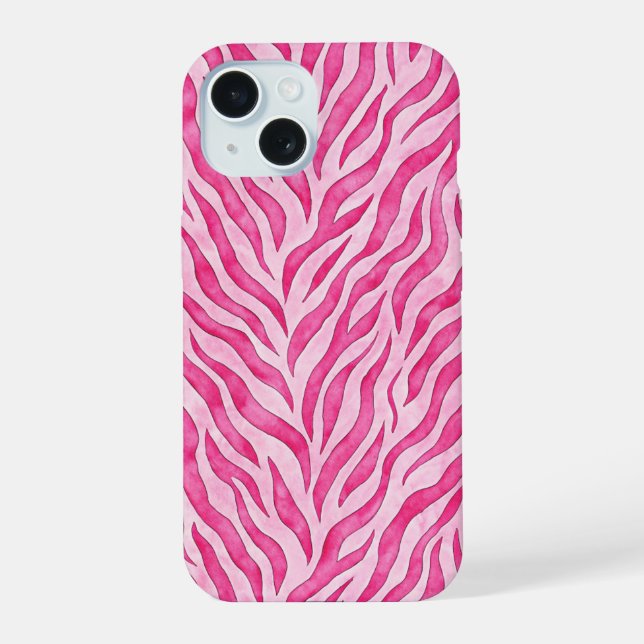 Estampa de Zebra Rosa Vibrante (Verso)