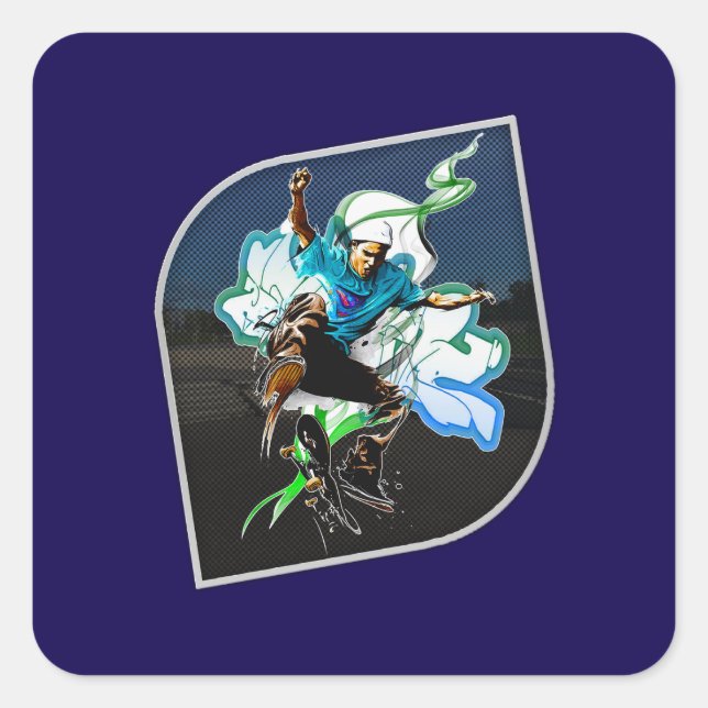 Estampa Esporte - Urban Skater - Adesivo (Frente)