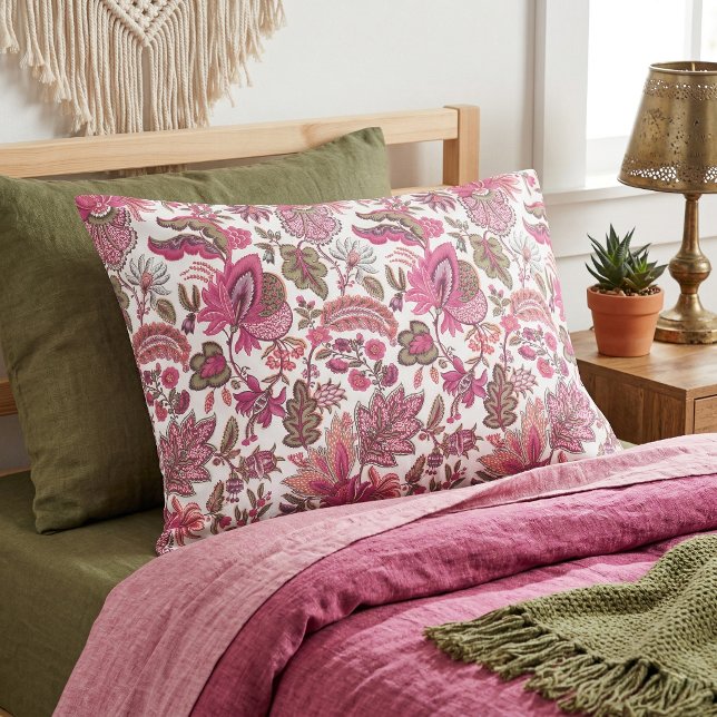 Estampa Floral Vintage Boho Rosa (Criador carregado)
