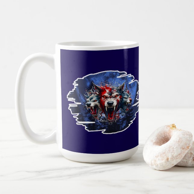 Estampa Graffiti - Cerberus Wolves - Caneca (Com Donut)