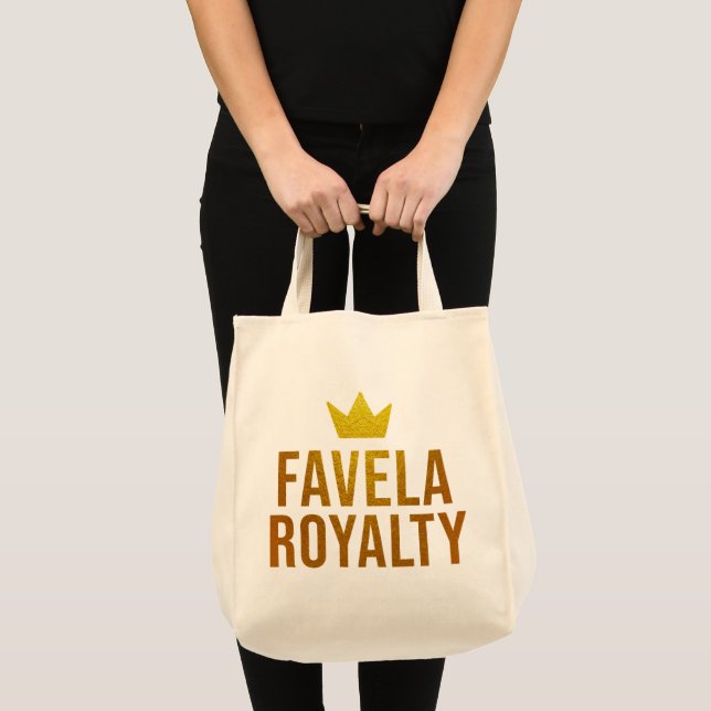 Estampa Hip Hop - Favela Royalty - Bolsa (Frente (produto))