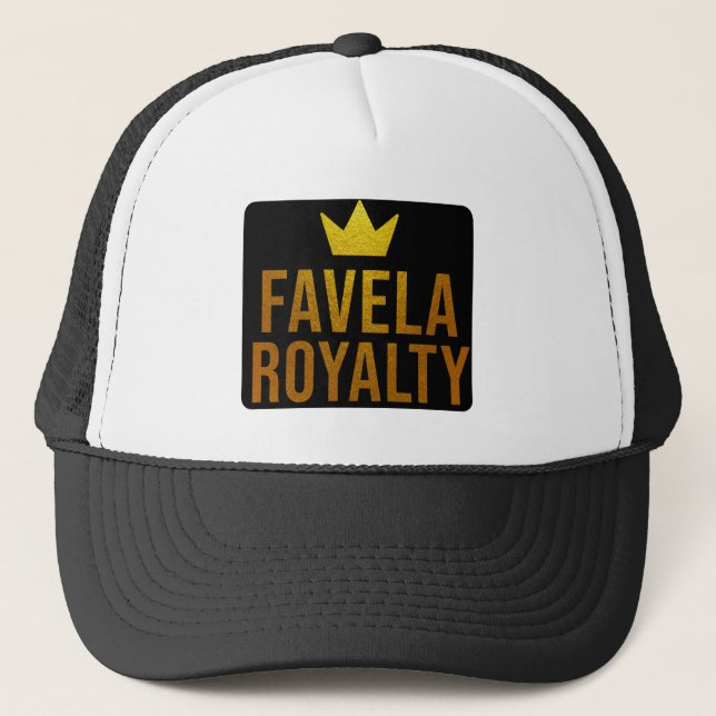 Estampa Hip Hop - Favela Royalty - Bone (Frente)