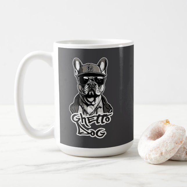 Estampa Hip Hop - Ghetto Dog - Caneca (Com Donut)