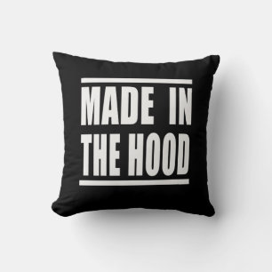 Estampa Hip Hop - Made in the Hood - Almofada