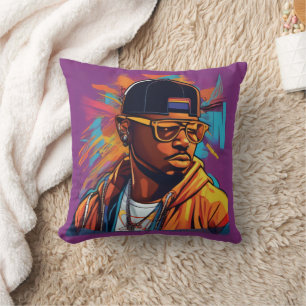 Estampa Hip Hop - Street graffiti art - Almofada