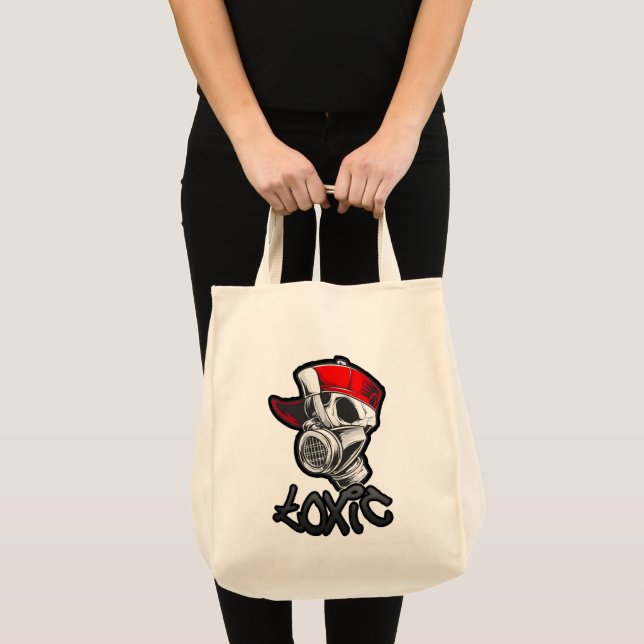 Estampa Hip Hop - Toxic Skull - Bolsa (Frente (produto))