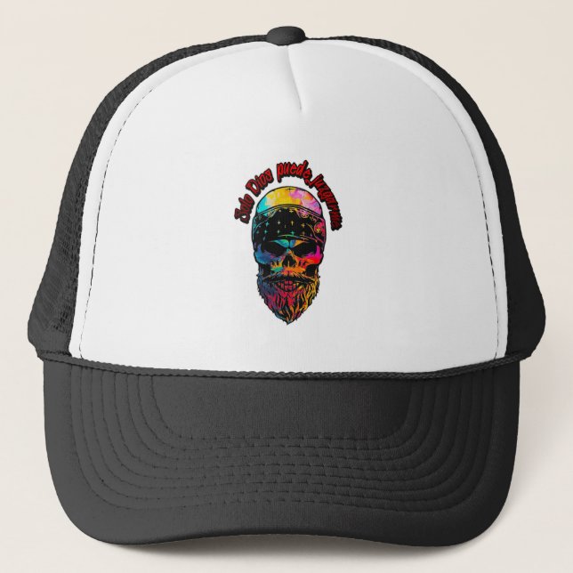 Estampas Hip Hop - Colorful Skull - Bone (Frente)