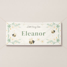 Estandarte Personalizado de Aniversário Abelhas Me