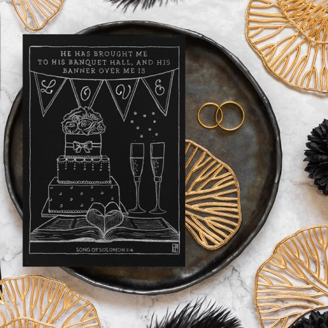 Estandarte Sobre Mim é Amor Cartão Postal Inspirad (Criador carregado)