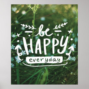 ESTAR FELIZ TODOS OS DIAS, Citar Poster