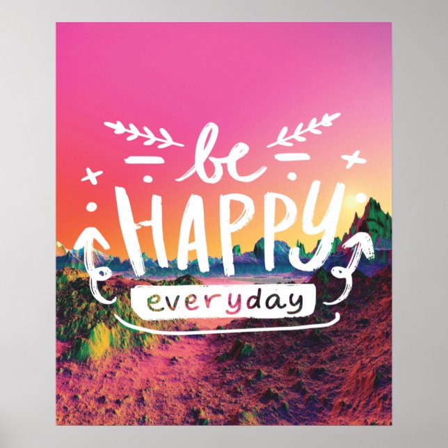 ESTAR FELIZ TODOS OS DIAS, Citar Poster (Frente)