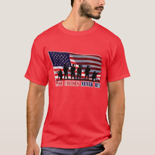 Estas cores nunca funcionam o t-shirt (vermelho)